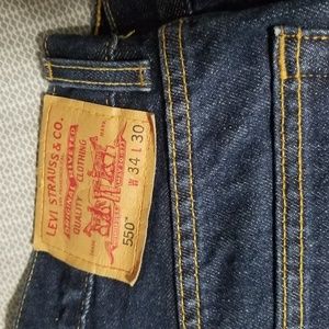 2 pair of Men levi jeans 550 34x30